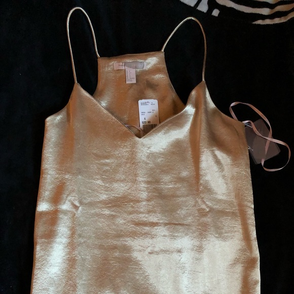 Forever 21 Dresses & Skirts - NWT GOLD DRESS